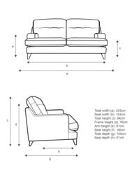 G Plan Vintage The Seventy Two Medium 3 Seater Sofa, Dark Leg - thumbnail 2
