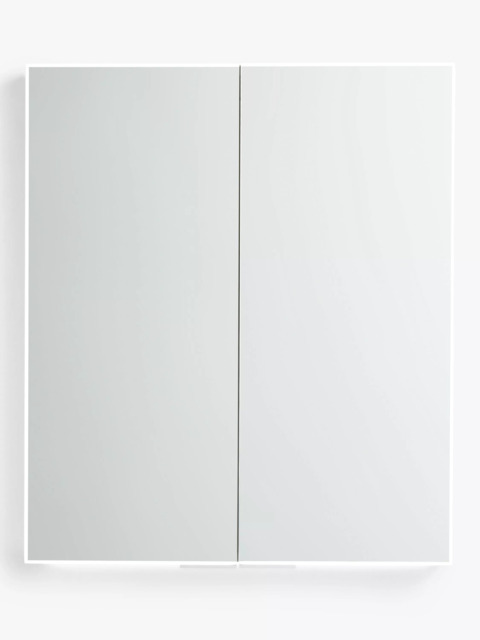 John Lewis Aspect Double Mirrored and Illuminated Bathroom Cabinet