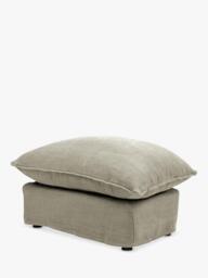 John Lewis x Sophie Conran Cocobella Footstool, Light Leg - thumbnail 3