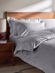 John Lewis Soft & Silky Egyptian Cotton Sateen 400 Thread Count Deep Fitted Sheet - thumbnail 2