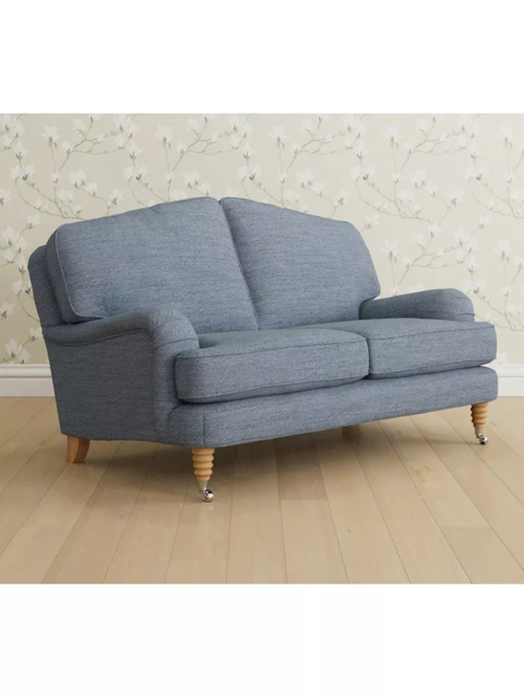 Laura Ashley Lynden Small 2 Seater Sofa, Oak Leg - image 1