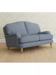 Laura Ashley Lynden Small 2 Seater Sofa, Oak Leg - thumbnail 1