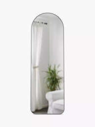 Umbra Hubba Arch Leaner Mirror, 158 x 51cm, Titanium - thumbnail 1