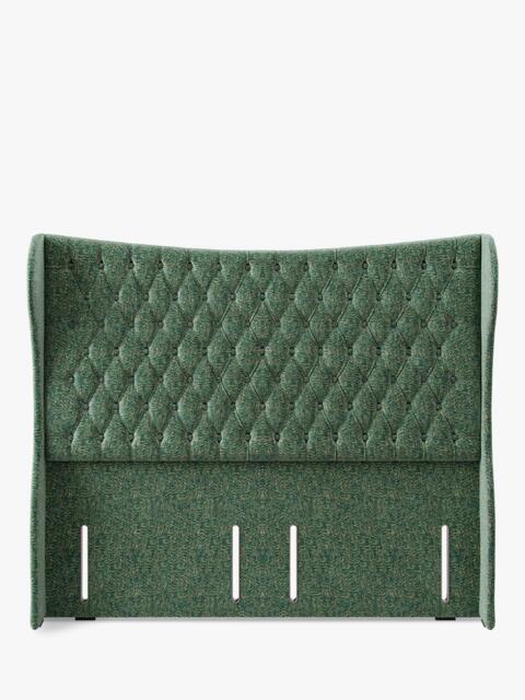 Hypnos Elizabeth Extra Wide Upholstered Headboard, Super King Size - image 1