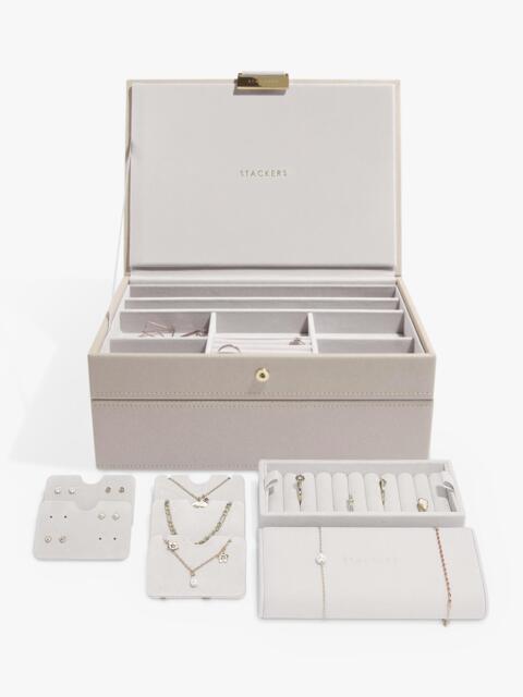 Stackers Faux Leather Classic Jewellery Box Set - image 1