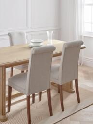 John Lewis Arch 6-8 Seater Rectangular Extending Dining Table, Natural Oak - thumbnail 2