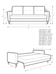 G Plan Vintage The Fifty Four Large 3 Seater Sofa Bed - thumbnail 2