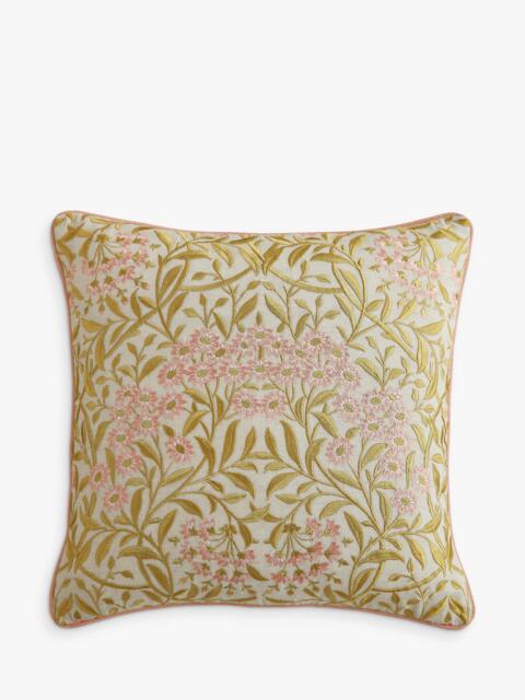 William Morris At Home Michelmas Daisy Cushion, Pink - image 1