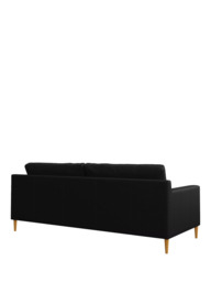 John Lewis Draper II Large 3 Seater Leather Sofa, Light Leg - thumbnail 4