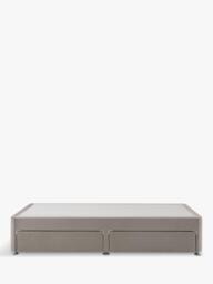 Silentnight Non-Sprung 2 Drawer Upholstered Divan Base, Single - thumbnail 3