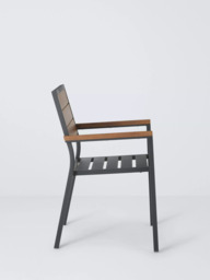 John Lewis Platform Garden Dining Armchair, Set of 2 - thumbnail 4