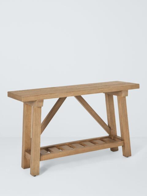John Lewis Reclaimed Timber Console Table, Natural - image 1