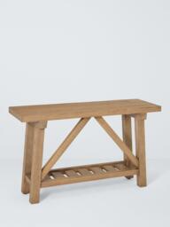 John Lewis Reclaimed Timber Console Table, Natural - thumbnail 3