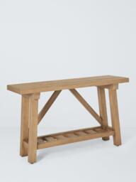 John Lewis Reclaimed Timber Console Table, Natural - thumbnail 1