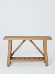 John Lewis Reclaimed Timber Console Table, Natural - thumbnail 2
