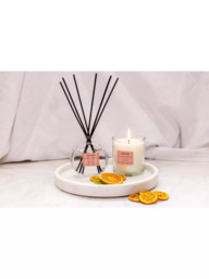 Stoneglow Sweet Orange & Oud Scented Candle, 200g - thumbnail 3