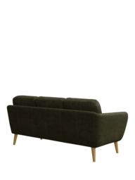 John Lewis Arlo 3 Seater Leather Sofa, Light Leg - thumbnail 4