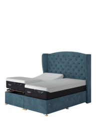 TEMPUR® Suffolk Adjustable Disc Continental 4 Drawer Divan Base, King Size - thumbnail 5