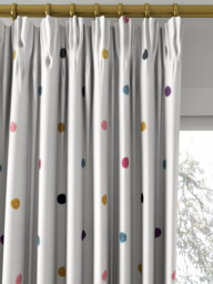 Harlequin Bon Bon Made to Measure Curtains or Roman Blind, Raspberry/Grape - thumbnail 2