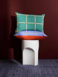 The Conran Shop Cuba Cotton Cushion, Green - thumbnail 2