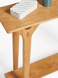 John Lewis X-Ray Console Table, Oak - thumbnail 3