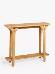 John Lewis X-Ray Console Table, Oak
