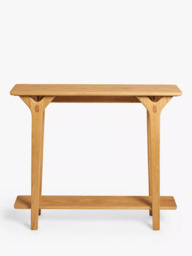 John Lewis X-Ray Console Table, Oak - thumbnail 2