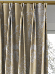 Laura Ashley Josette Woven Made to Measure Curtains or Roman Blind, Gold - thumbnail 4