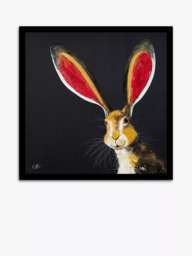 John Lewis Quinn Russell 'Alfie' Framed Print, 61.5 x 61.5cm, Black/Multi - thumbnail 1