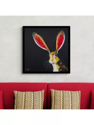 John Lewis Quinn Russell 'Alfie' Framed Print, 61.5 x 61.5cm, Black/Multi - thumbnail 2