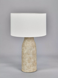 Pacific Palawan Stoneware Table Lamp, Matte Grey - thumbnail 2