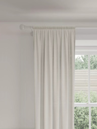 John Lewis Linen Polyester Blend Slot Top Voile Panel - thumbnail 1