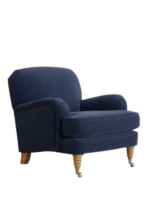 Laura Ashley Lynden Armchair, Oak Leg - image 1