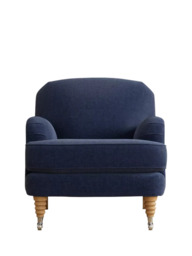 Laura Ashley Lynden Armchair, Oak Leg - thumbnail 4
