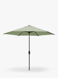 KETTLER Aluminium Wind-Up Round Parasol, 3m