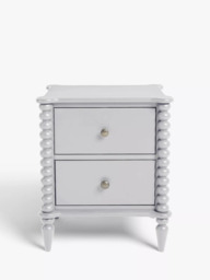 John Lewis Bobbin 2 Drawer Bedside Table - thumbnail 2