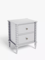 John Lewis Bobbin 2 Drawer Bedside Table - thumbnail 1