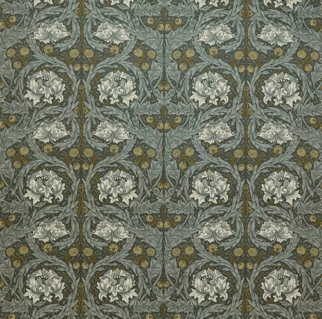William Morris At Home African Marigold Velvet Made to Measure Curtains or Roman Blind, Iron - image 1