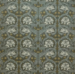 William Morris At Home African Marigold Velvet Made to Measure Curtains or Roman Blind, Iron - thumbnail 1