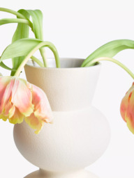 John Lewis Totem Earthenware Vase, H33cm, Natural - thumbnail 4