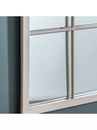 Gallery Direct Carmel Arched Metal Frame Window Wall Mirror, 90 x 60cm - thumbnail 3