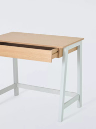 John Lewis Cuthbert Desk, Natural/Grey - thumbnail 3