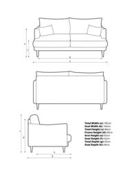 John Lewis Fika Medium 2 Seater Sofa, Light Leg, Chunky Chenille Natural - thumbnail 2