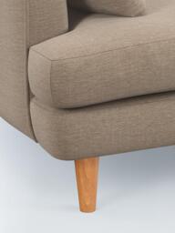 John Lewis Fika Medium 2 Seater Sofa, Light Leg, Chunky Chenille Natural - thumbnail 6