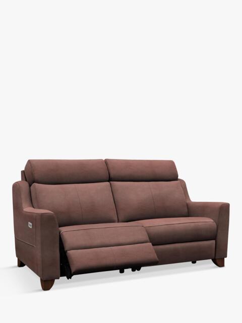 Parker Knoll Bodella Large 2 Seater Leather Power Recliner Sofa - image 1