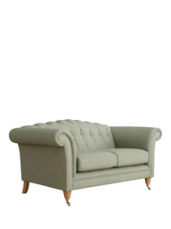 Laura Ashley Gloucester Small 2 Seater Sofa, Oak Leg - thumbnail 1