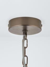 John Lewis Chime Dual Glass Pendant Ceiling Light, Clear - thumbnail 5