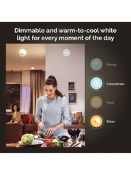 Philips Hue White & Colour Ambiance Centris Smart 3 Light LED Ceiling Spotlight, White - thumbnail 5
