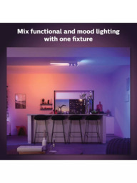 Philips Hue White & Colour Ambiance Centris Smart 3 Light LED Ceiling Spotlight, White - thumbnail 4
