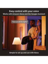 Philips Hue White & Colour Ambiance Centris Smart 3 Light LED Ceiling Spotlight, White - thumbnail 6